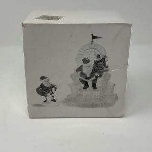 Vintage dept 56 Christmas Santa heritage village I’ll need more toys retired